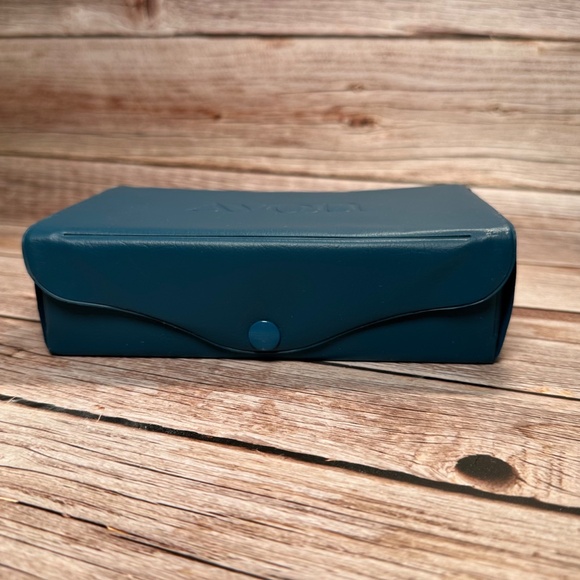 Vintage Avon Sample Bottle Storage Case • EMPTY Organizer Box • Blue Vinyl - Picture 7 of 8